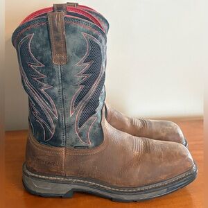 Ariat WorkHog XT VentTEK Carbon Toe Rye Brown Mens Size 12D Work Boots Cowboy